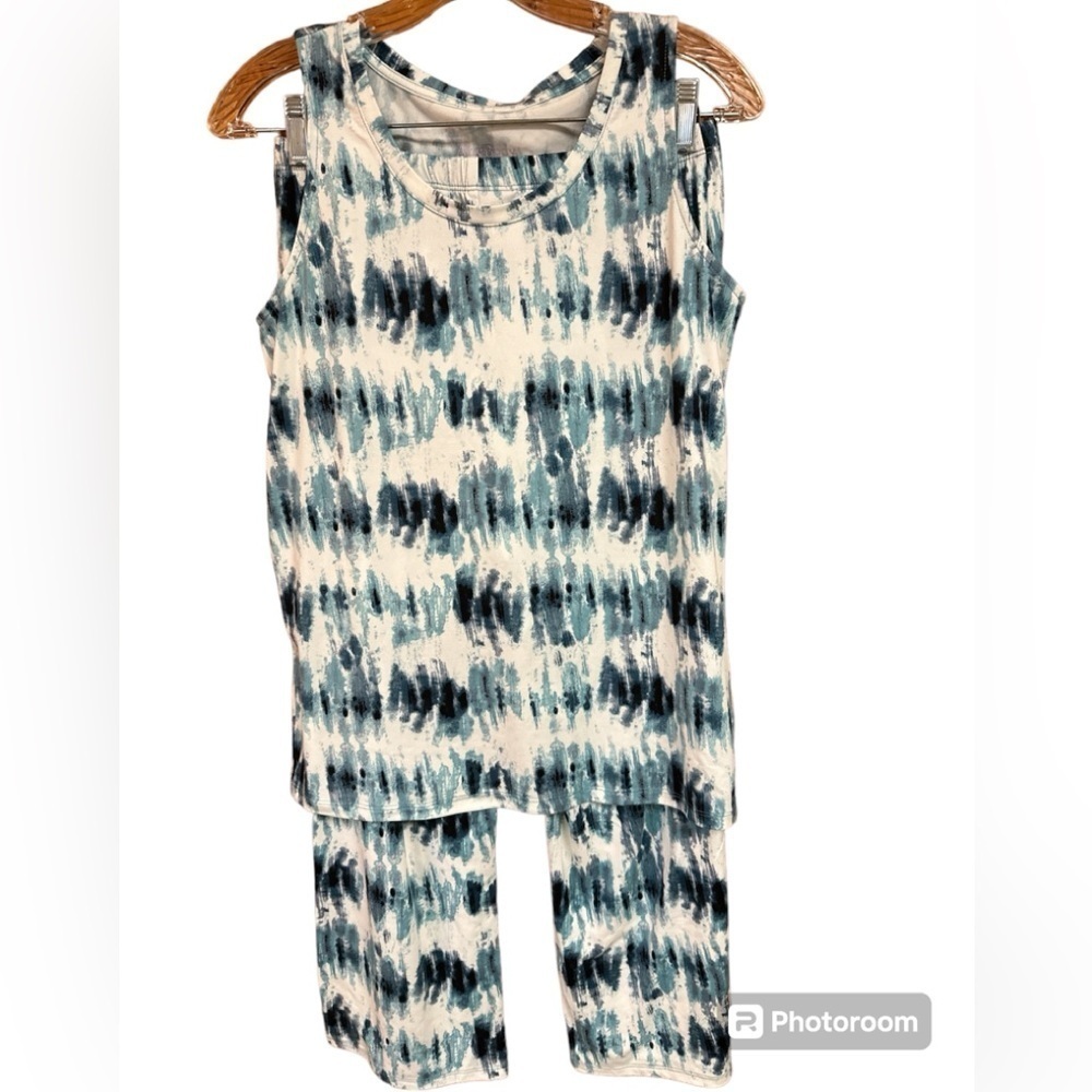AnyBody Lush Jersey 2-Piece Tank PJ Set XXS
